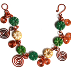wonder wheels green and orange fancy