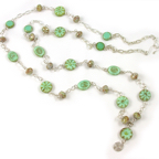 luna moth green necklace 2